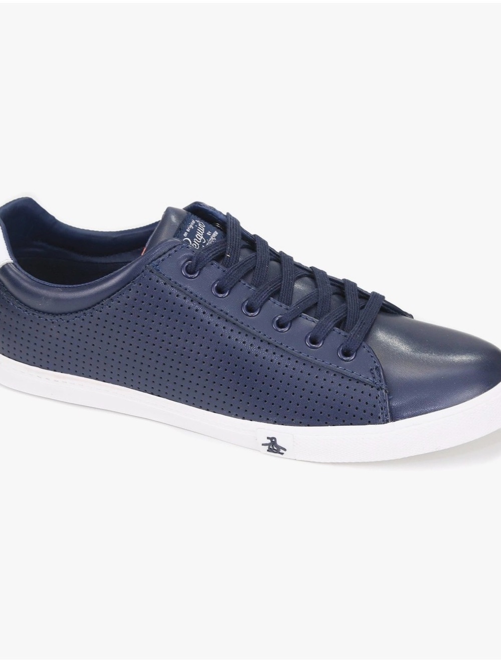Penguin Mens Dan leather perforated sneaker! Size 12!